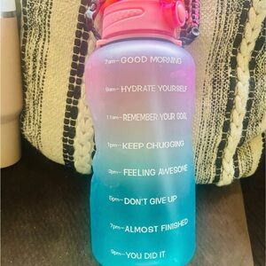 Gradient Motivational Water Bottle